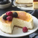Crustless Cheesecake Without a Springform Pan