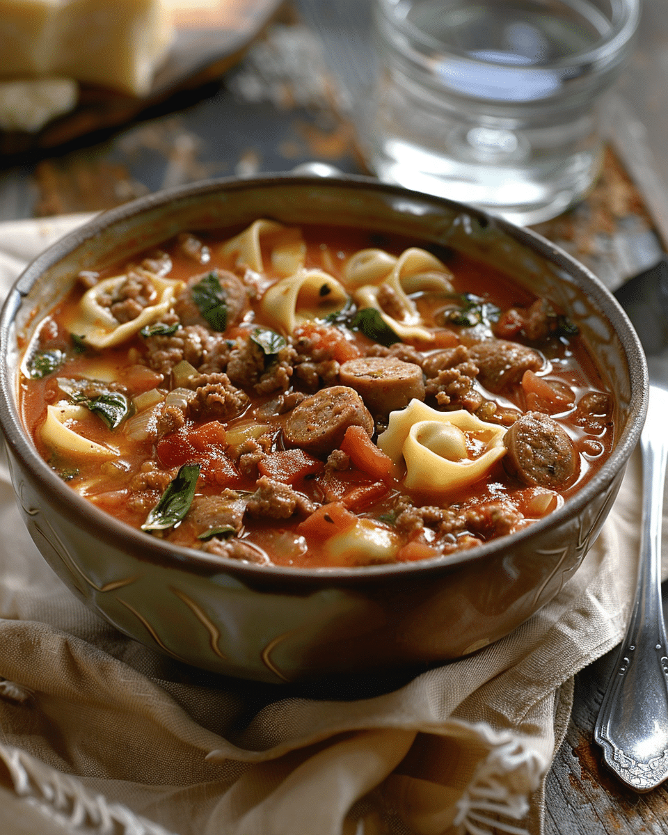 Sausage Tortellini Soup