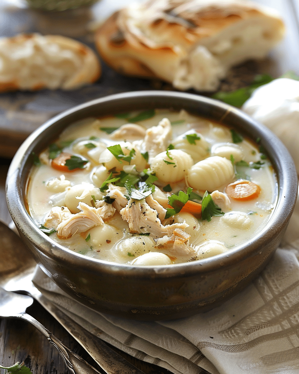 Chicken and Gnocchi Soup