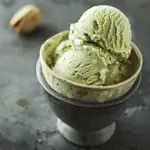 Homemade Pistachio Ice Cream