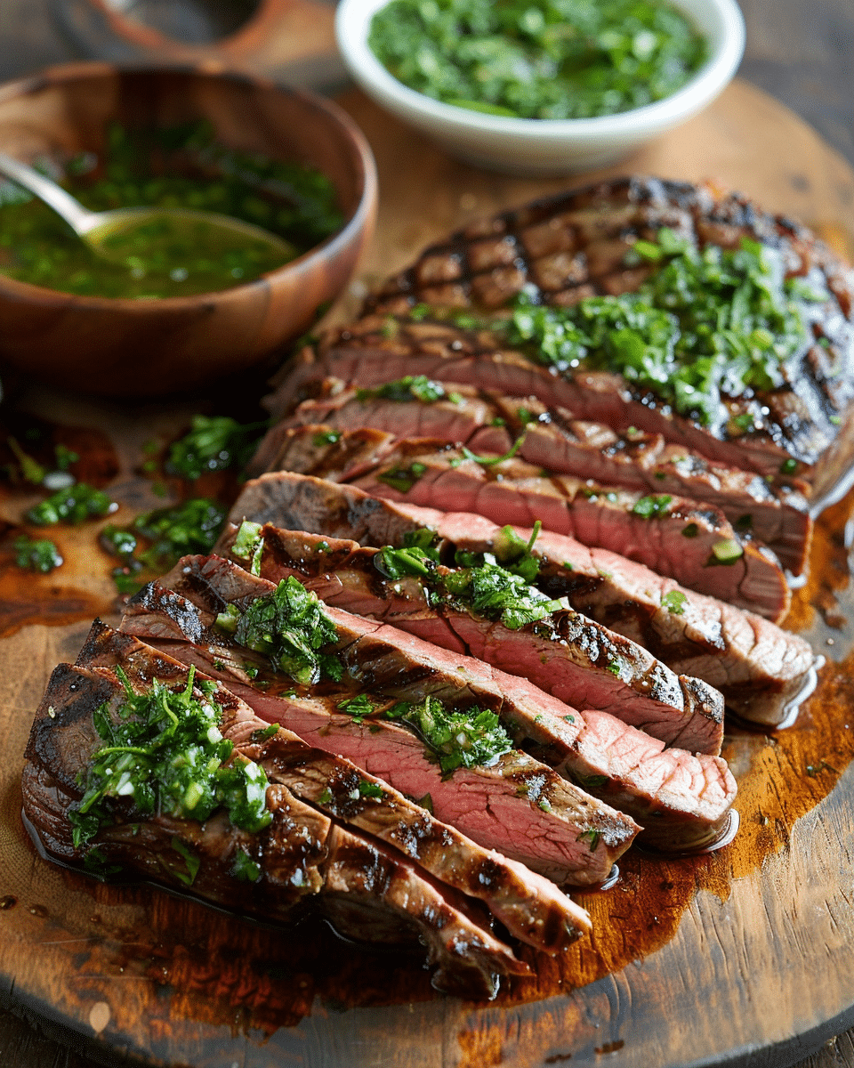 Chimichurri Marinated London Broil