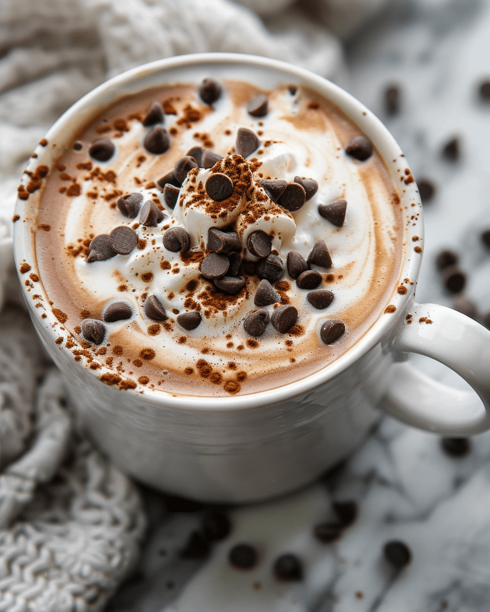 Hot Chocolate with Chocolate Chips