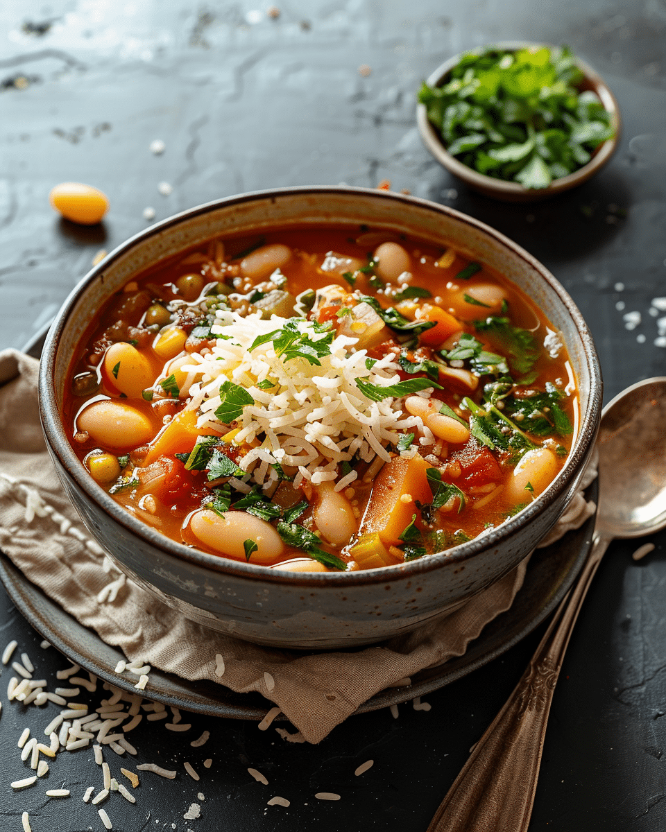 Minestrone Milanese with Rice or Pasta