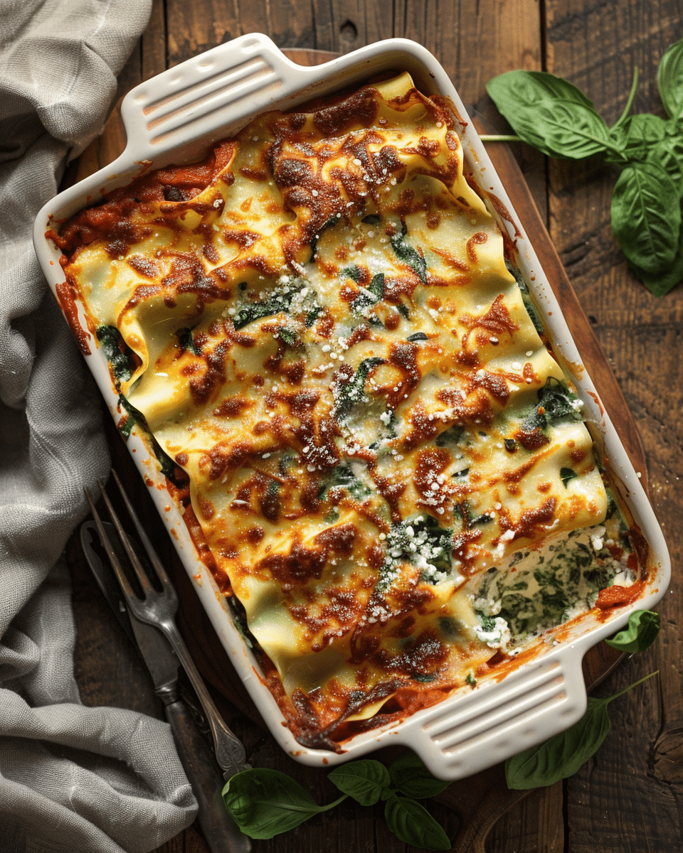 Cannelloni with Spinach and Ricotta