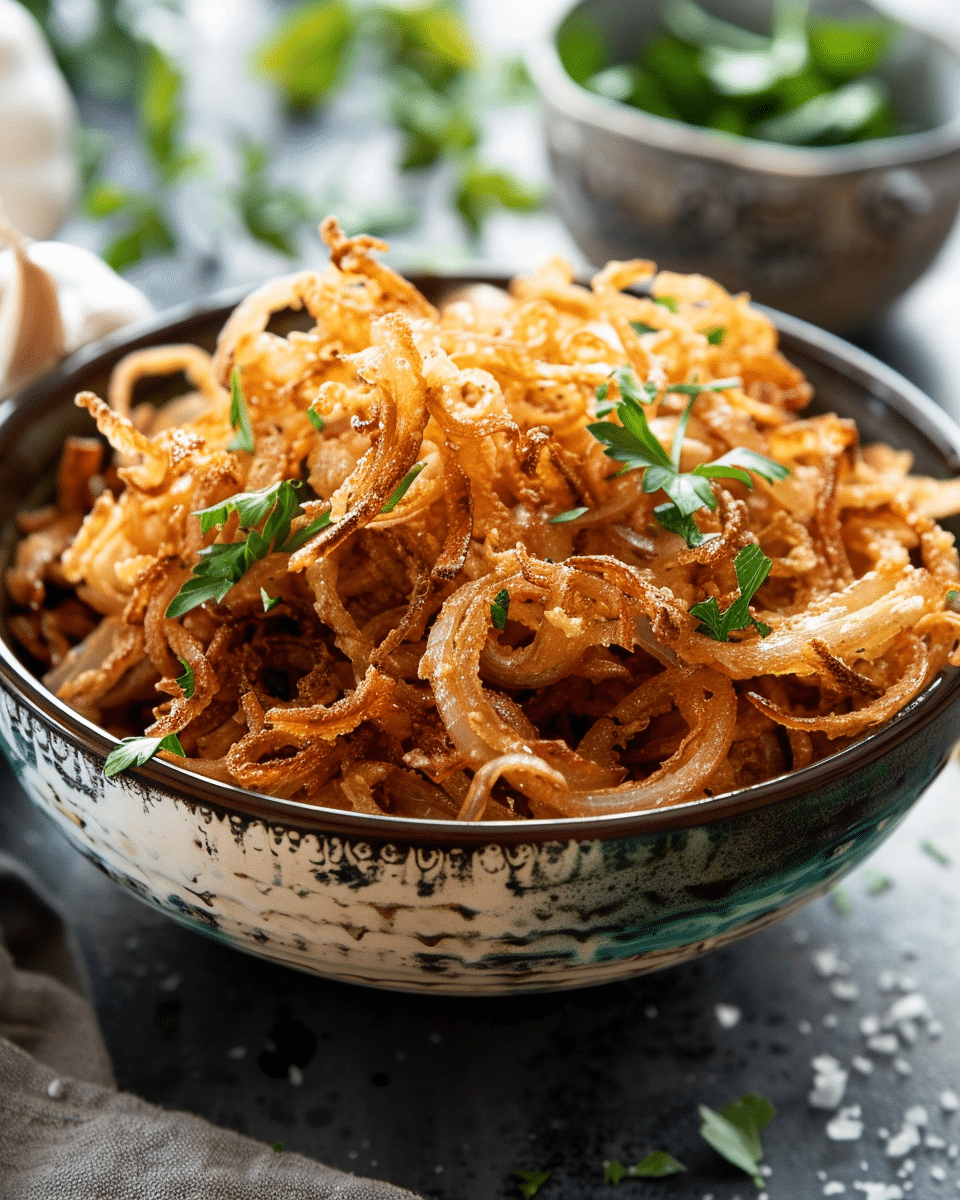 Fried Onions Recipe – Crispy, Golden, and Easy to Make