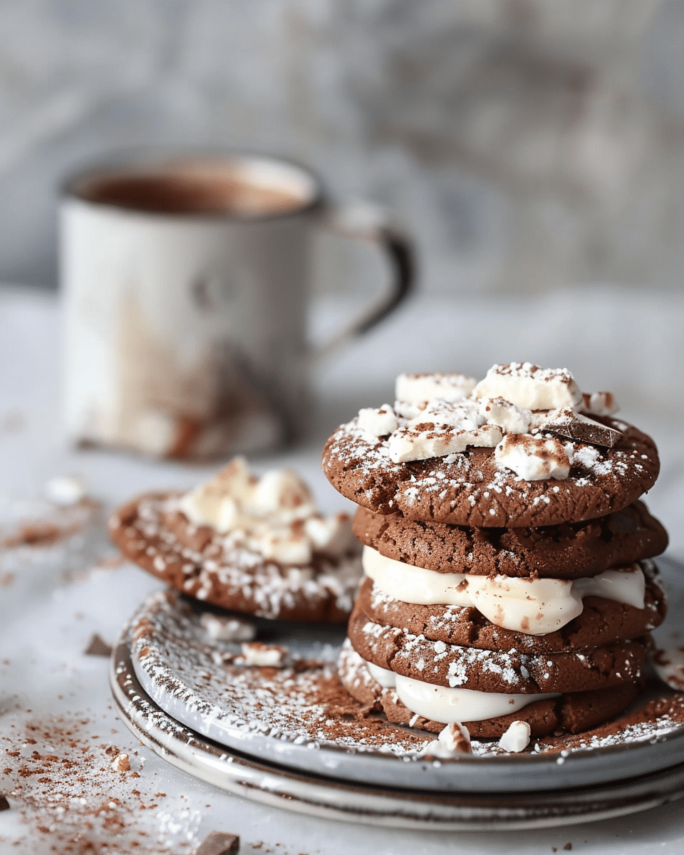Hot Chocolate Cookies