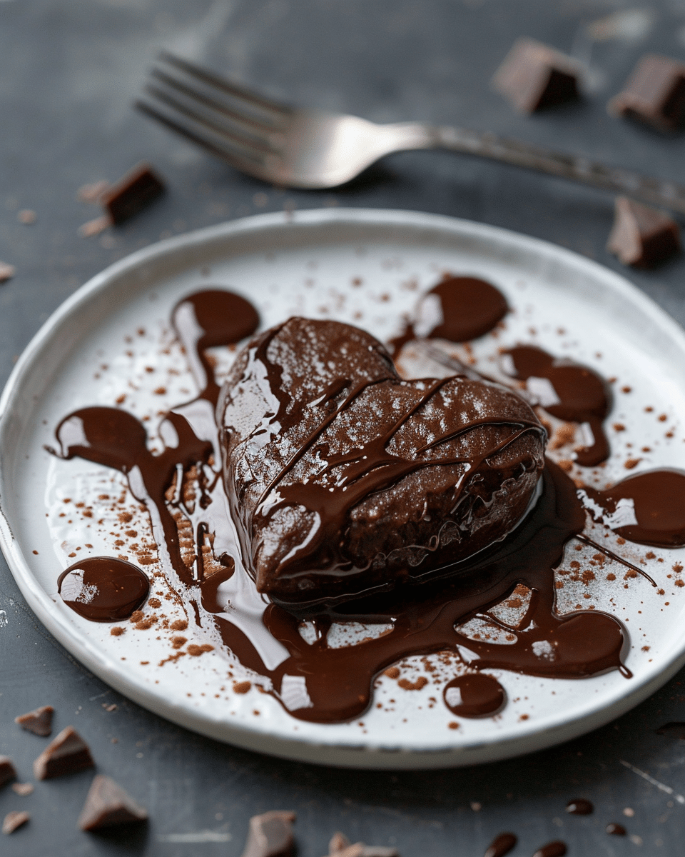 Heart-Shaped Chocolate Ravioli