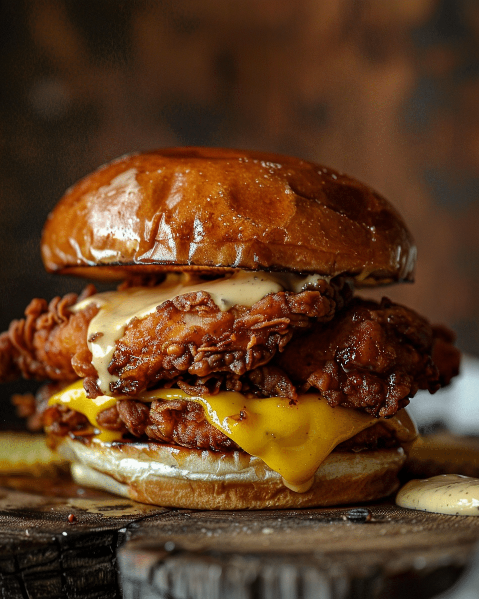Hot Honey Fried Chicken Sandwich