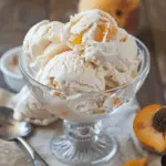 Peaches and Cream Ice Cream