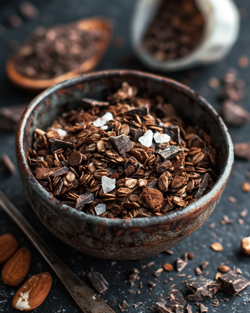 Chocolate Sea Salt Granola Hunks