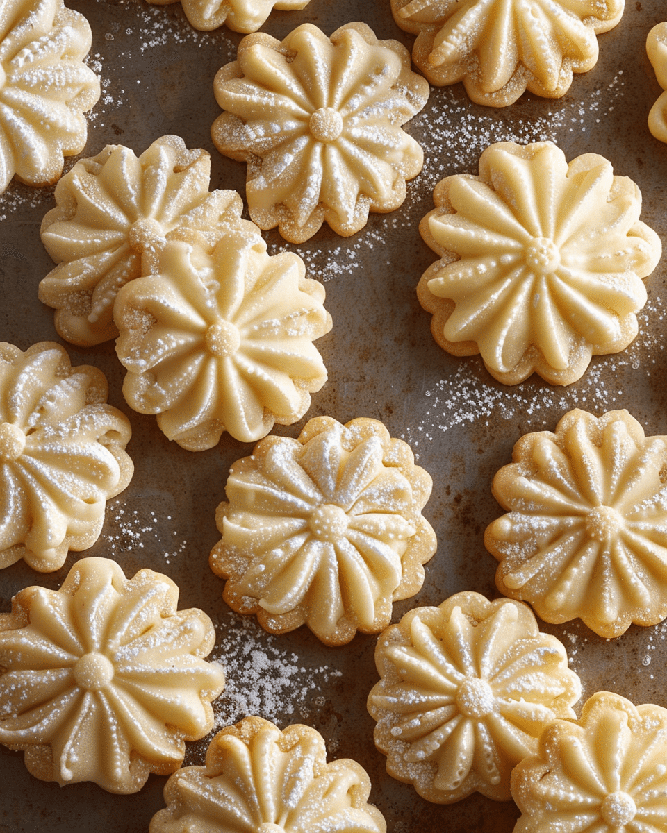Spritz Cookies Recipe – Buttery, Tender, and Perfect for the Holidays