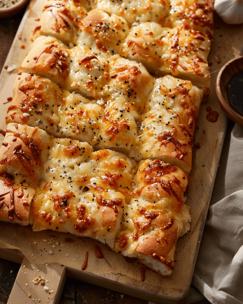 Cheesy Garlic Breadsticks Recipe