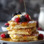 Fluffy Sheet Pan Pancakes From Scratch