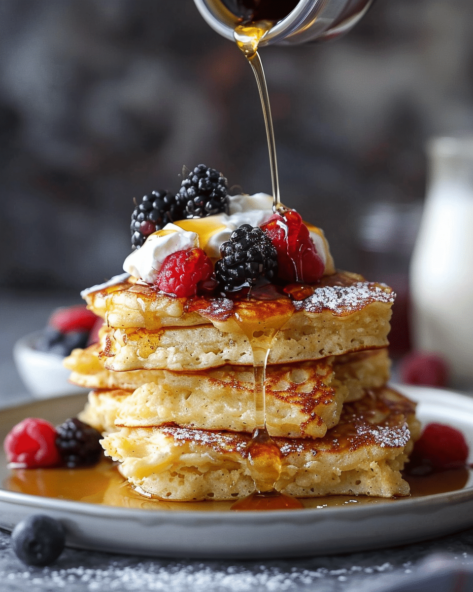 Fluffy Sheet Pan Pancakes From Scratch
