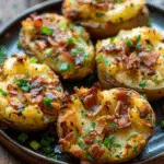 Loaded Smashed Potatoes In The Air Fryer