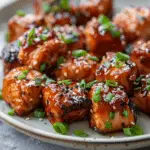 Air Fryer Teriyaki Salmon Bites
