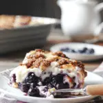 Blueberry Cinnamon Roll Casserole