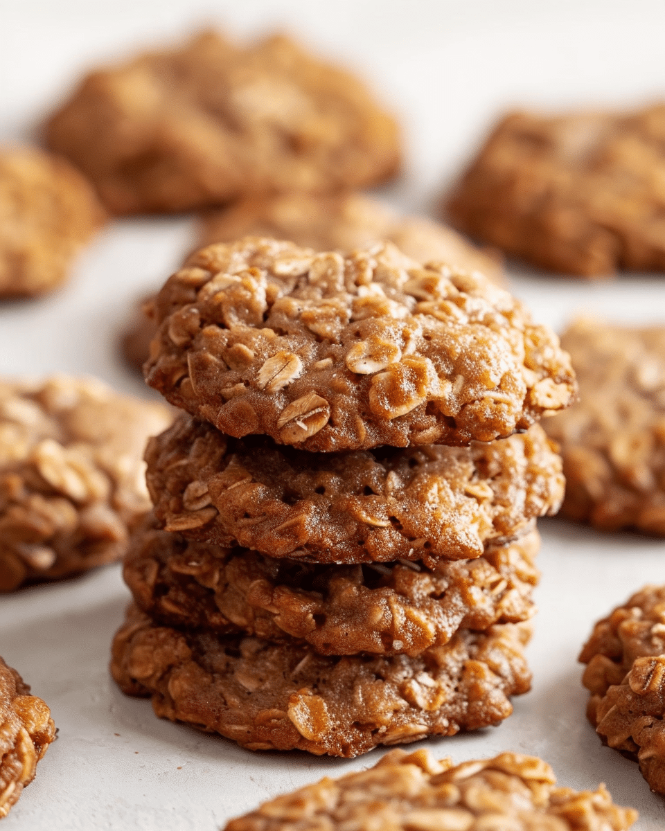 Chewy Apple Oatmeal Cookies