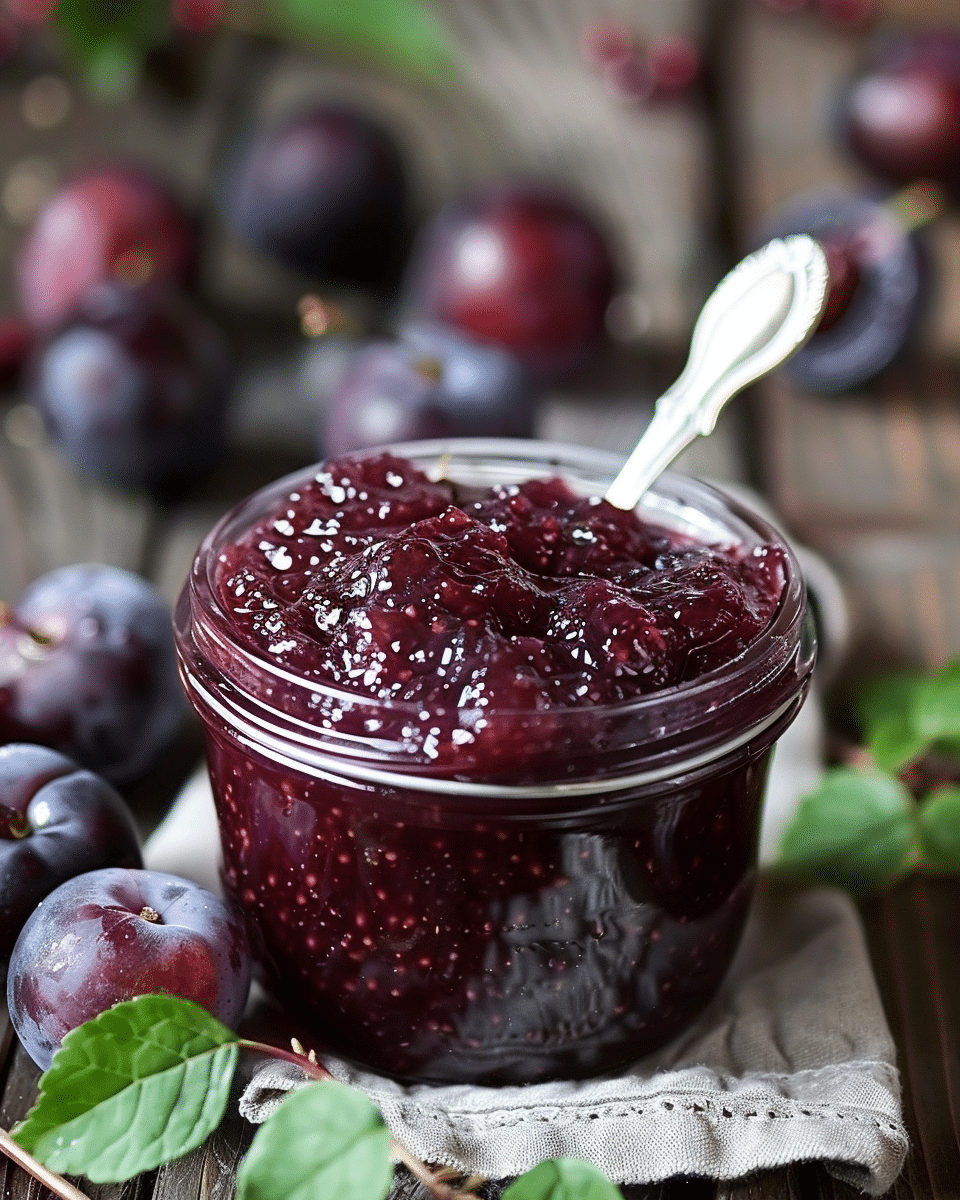 Easy Plum Jam Recipe without Pectin