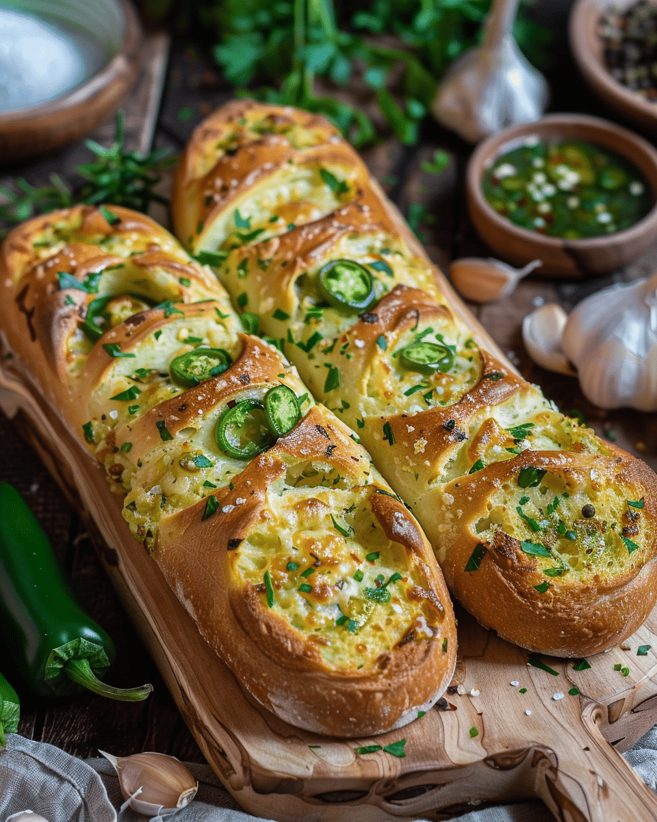 Jalapeno Garlic Bread Recipe