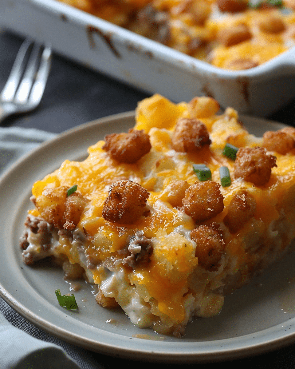 Tater Tot Breakfast Casserole