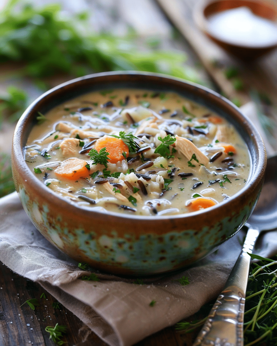 Fall Chicken and Wild Rice Soup