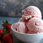 Homemade Strawberry Ice Cream
