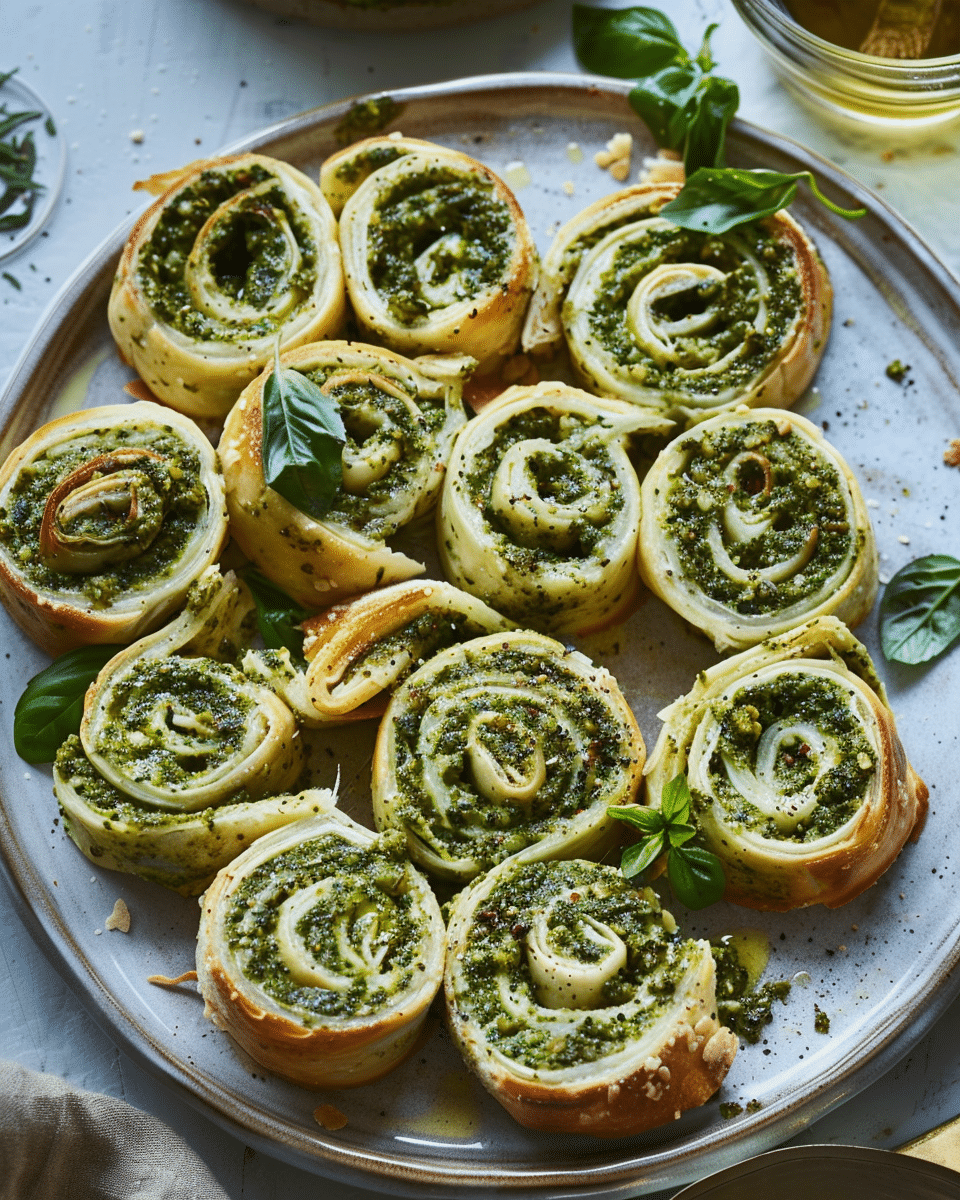 Pesto Pinwheels Recipe