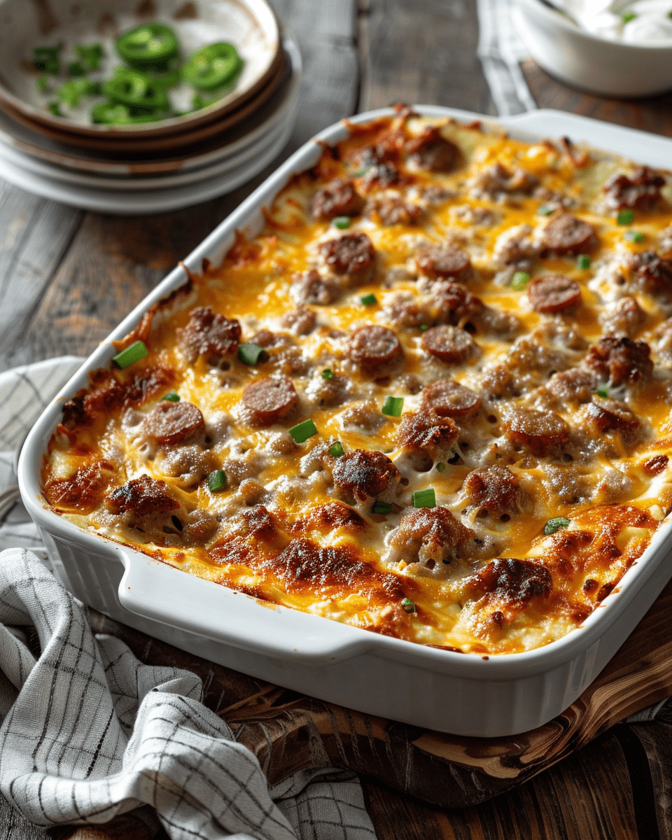 Sausage Cream Cheese Casserole